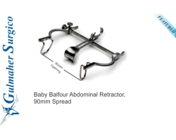 Balfour Baby Pediatric, Abdominal Retractor, 90mm Spread