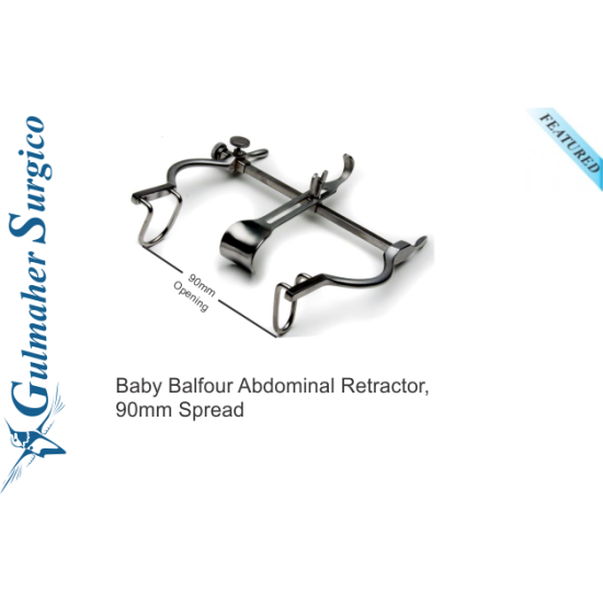 Balfour Baby Pediatric, Abdominal Retractor, 90mm Spread