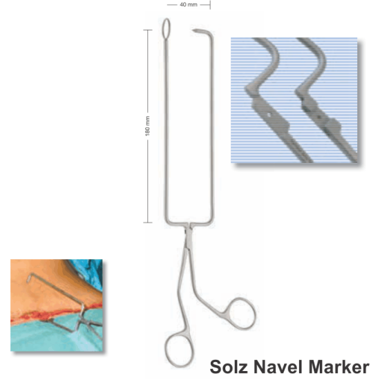Solz Navel Marker 180mm, 40mm Solz Navel Marker 180mm, 40mm