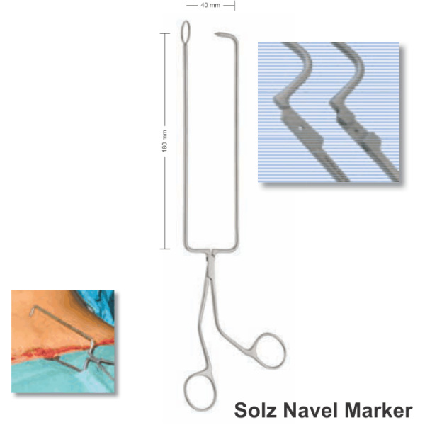 Solz Navel Marker 180mm, 40mm Ring