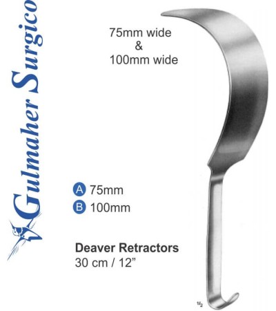 Deaver Surgical Retractor 30 cm / 12”