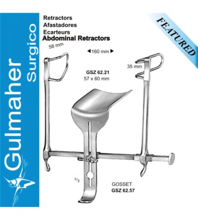 Gosset Abdominal Retractor, Lateral Blade 58mm