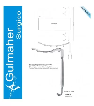 Saldanha Abdominal Retractor 37cm Saldanha Abdominal Retractor 37cm