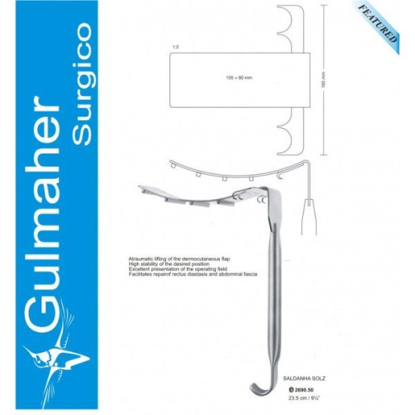 Saldanha Abdominal Retractor 37cm
