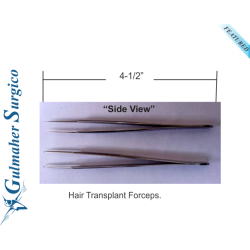 Hair Transplant Forceps 4-1/2" - 11.5cm Hair Transplant Forceps 4-1/2" - 11.5cm