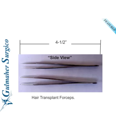 Hair Transplant Forceps 4-1/2" - 11.5cm Hair Transplant Forceps 4-1/2" - 11.5cm