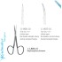 Blepharoplasty Scissors Sharp Bevel Blades 10.5cm