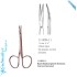 Kaye Blepharoplasty Scissor 11.0cm / 4-1/2"