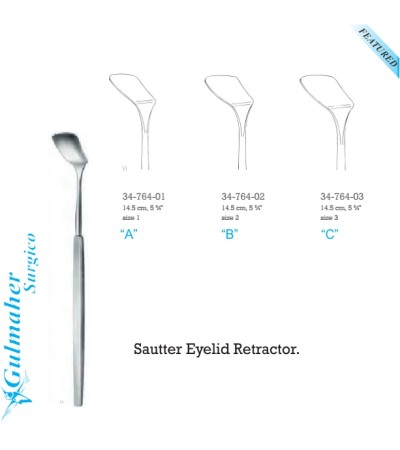 Sautter Eyelid Retractor 14.5cm