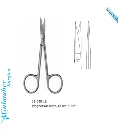 Wagner Scissors 12cm - 4-3/4" Wagner Scissors 12cm - 4-3/4"