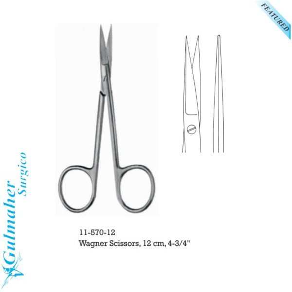 Wagner Scissors 12cm - 4-3/4" Wagner Scissors 12cm - 4-3/4"