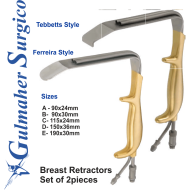 Breast Retractors Set of 2 - Ferriera and Tebbetts.