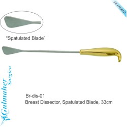 Breast Dissector, Spatulated Blade, 33cm
