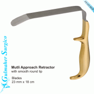Multi Approach Retractor with Smooth Round Tip.