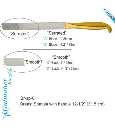 Breast Spatula with handle 12-1/2" (31.5 cm)