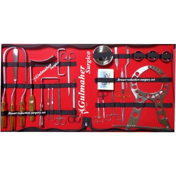 Mammaplasty Instrument Set – Breast Surgery Tray (24 Units)