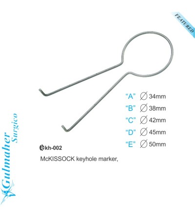 McKissock Keyhole Marker 14CM