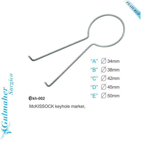 McKissock Keyhole Marker 14CM