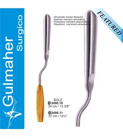 Solz Breast Dissector Atraumatic 36cm Solz Breast Dissector Atraumatic 36cm