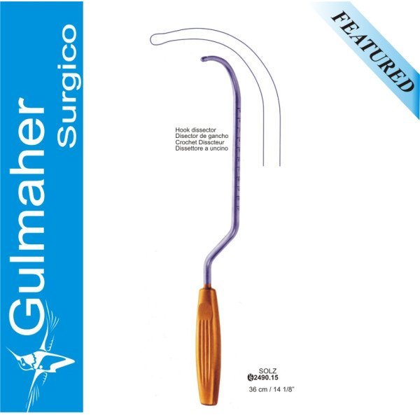 Solz Breast Hook and Dissector 36cm