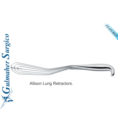 Allison Lung Retractor for Thoracic Surgery.