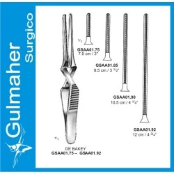 Debakey Bulldog Clamp, Serrated, Straight