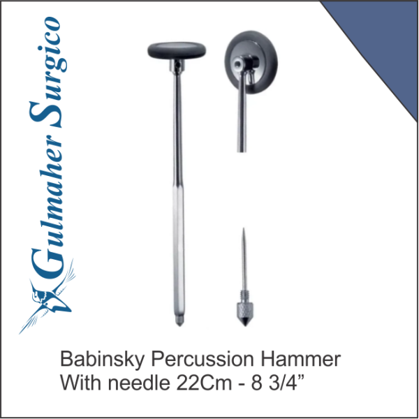 Babinsky Percussion Hammer With needle 22cm - 8 3/4” Babinsky Percussion Hammer With needle 22cm - 8 3/4”