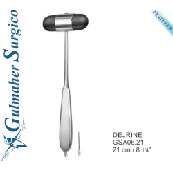 Dejerine Percussion Hammer, Large Rubber Head, 20cm