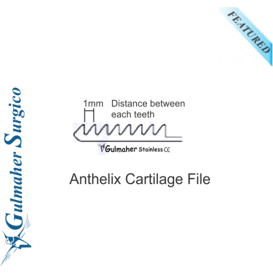 Anthelix Cartilage File for Auricular Plastic 16cm