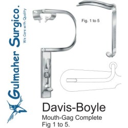 Davis-Boyle Mouth Gag Complete Set