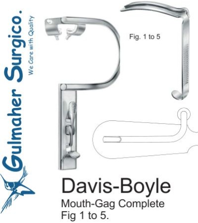 Davis-Boyle Mouth Gag Complete Set