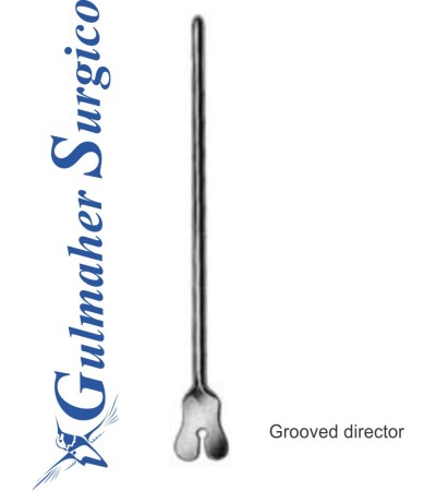 Grooved director stainless steel 6"