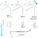 AUFRICHT Nasal Retractor 13.5 cm - 5-3⁄8˝ AUFRICHT Nasal Retractor 13.5 cm - 5-3⁄8˝