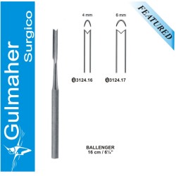 Ballenger Septum Gouge 16cm- 6-1/4"