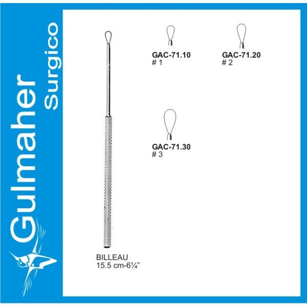 BILLEAU Ear Loops No. 1,2 and 3 - 15.5cm BILLEAU Ear Loops No. 1,2 and 3 - 15.5cm