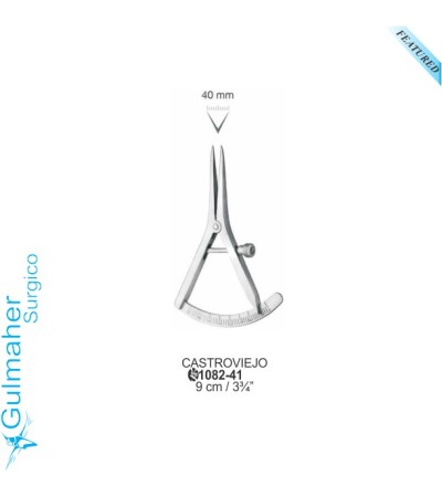 Castroviejo Caliper 9cm 40mm Measuring Range