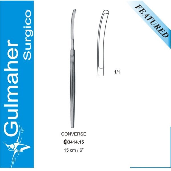 Converse Button - Bistoury Knife Curved 15cm Converse Button - Bistoury Knife Curved 15cm