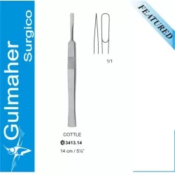 COTTLE Rhinoplasty Knife, Straight, 14cm