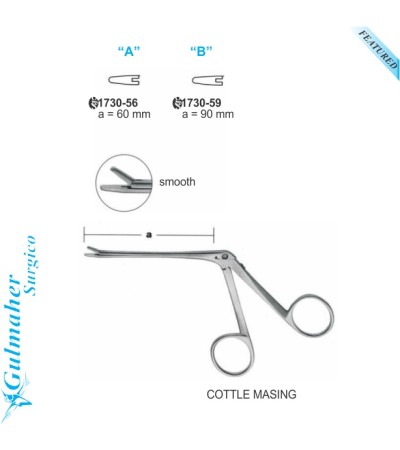 Cottle Masing Mucosa Needle Holder, Smooth Del. 6cm