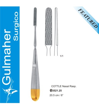 COTTLE Nasal Rasp, T.C. 20.5cm - 8"