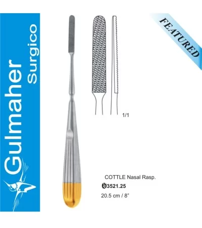 COTTLE Nasal Rasp, T.C. 20.5cm - 8" COTTLE Nasal Rasp, T.C. 20.5cm - 8"