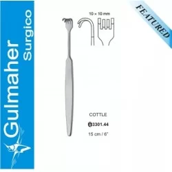 Cottle Retractor, 15cm, 4 Prongs, Blunt, 10x10mm