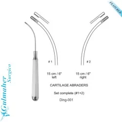 Dingman Cartilage Abraders Set, 15cm / 6"