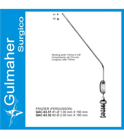 Frazier Fergusson Suction Tube Length 110mm