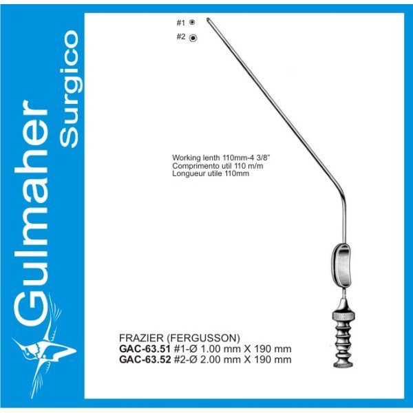 Frazier Fergusson Suction Tube Length 110mm