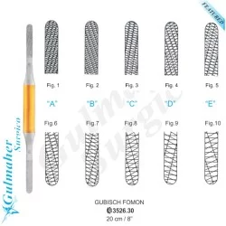 Gubisch Fomon Rasp, With T.C 20cm Double End.