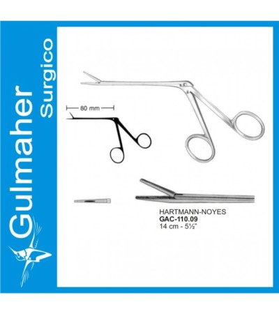 Hartmann-Noyes Ear Forceps, Serrated, 80mm, 14cm