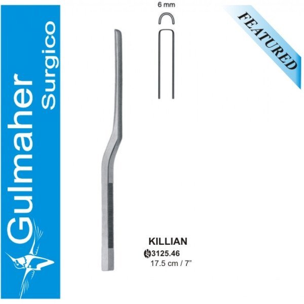Killian Claus Nasal Gouge, 17cm, 6mm