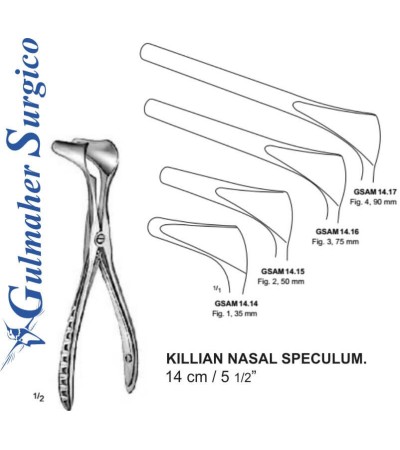 Killian Nasal Speculum 14 cm / 5 1/2”