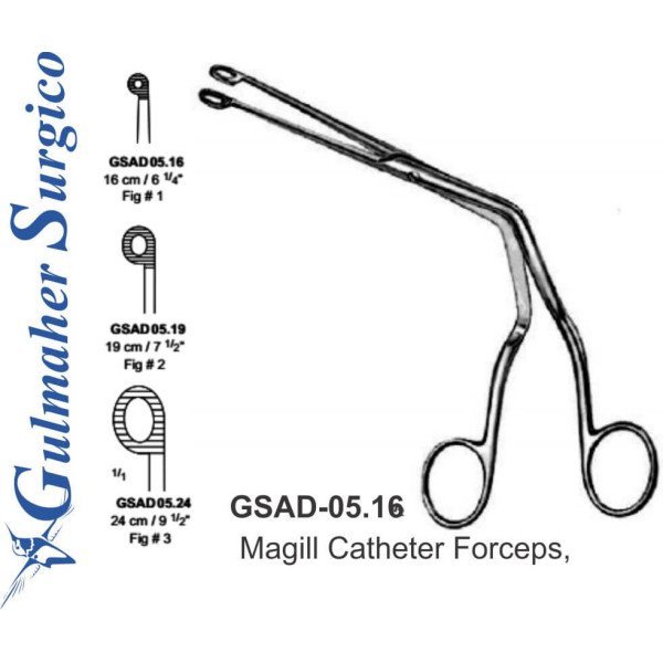 Magill Catheter Forceps, 16cm- 6-1/4"